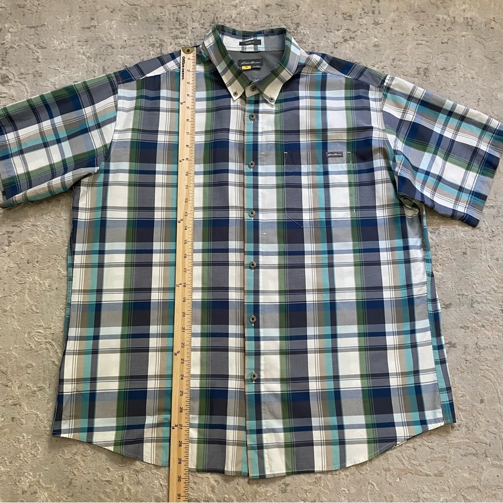 Eddie Bauer Classic Fit Multi Color Button Down S… - image 7